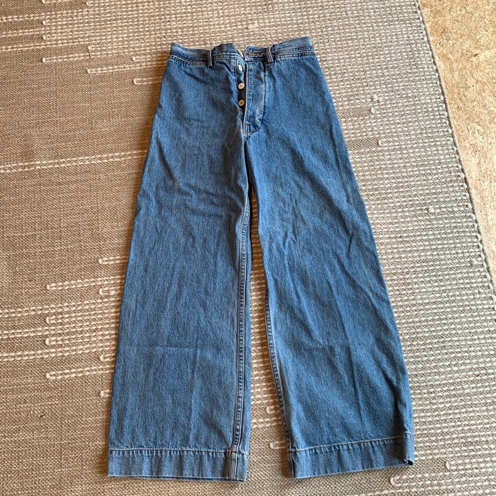 Jesse Kamm Sailor Pants - Cowboy Blue Denim